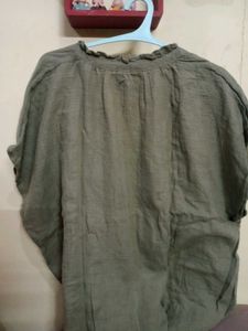 Olive Green Relaxed Fit Tunic