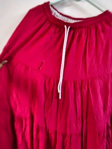 Megenta Tiered Maxi Skirt (Negotiable)