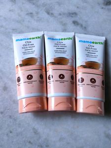 Pack Of 3 Mamaearth Chia Oil- Free Face Wash