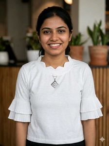 Sparkly White Top with Pendant 14