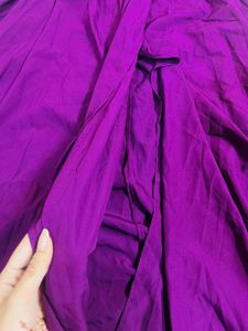 Stunning purple Maxi Dress with High Slit