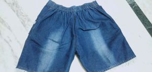 Denim shorts