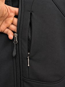 Black Hooded Jacket M size