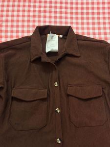 Brown Korean oversized Shirt/jacket