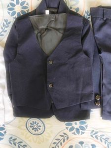 Boys' Navy Blue Blazer and Pant 5pc Set
