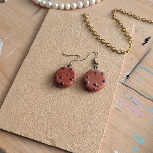 Blueberry + Cookie Earrings Combo