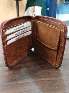 Woodland Learher Wallet Brown
