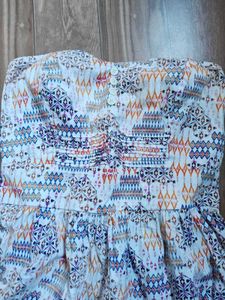 Boho Print tube Dress