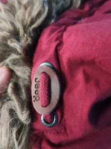 Jeep Maroon Winter Parka