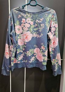 Floral Print Sweatshirt
