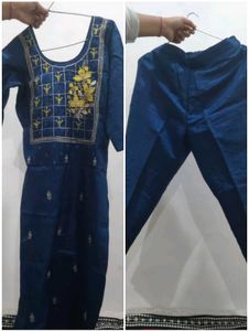 Elegant Blue Kurta Set