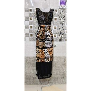 Stylish Animal Print Maxi Dress
