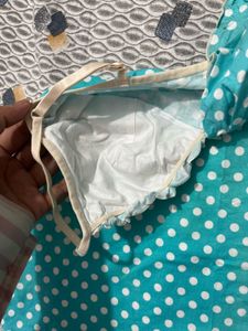 Cute Blue Polka Dot Cami Top