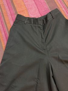 Black Wide-Leg Culottes
