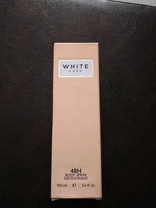White Lush Body Spray Deodorant
