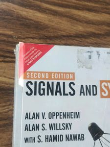 Second Edition Signals And Systems By Pearson