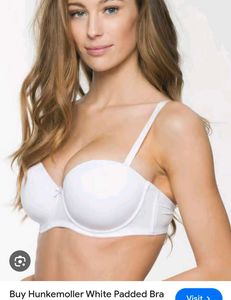 Hunkemoller White Padded Bra