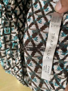 ZARA Women's Printed Shorts with FREE top