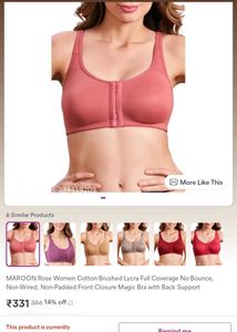 Maroon Bra pack of 2