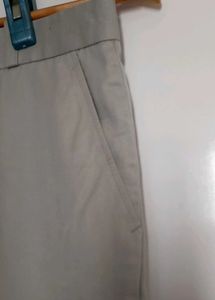 Men's Grey Straight Pants