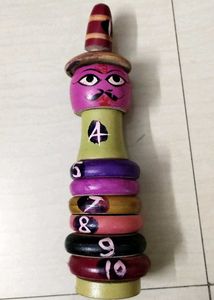 Banaras Wooden Stacking Toy with Numbers