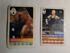 WWE CARDS - Brock Lesner & Scotty