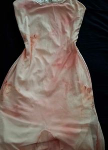 Pink maxi dress