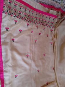 Elegant Embroidered Saree