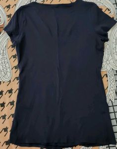 Navy Blue V-Neck T-Shirt