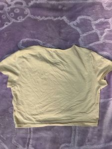Bonkers Yellow Cropped T-Shirt