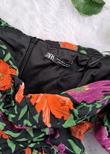 Zara Gathered Bustier Dress