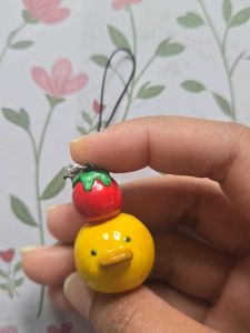 Handmade Duck Tomato Charm