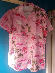 Pink Flamingo Hawaiian Shirt
