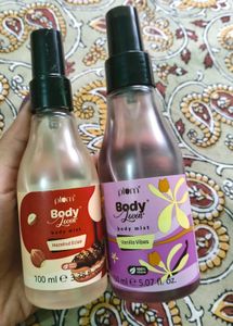 Plum Body Mist combo hazelnut & vanilla