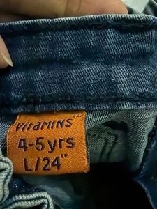 pair of 2 Cute Denim Mojitos Shorts
