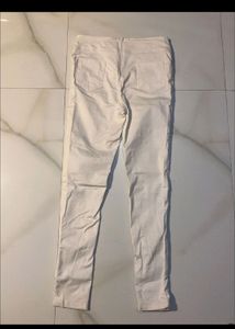 Branded White Jeans