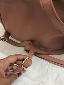 Lavie Pink Croc Backpack
