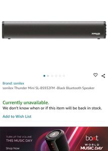 Sonilex Speaker &amp;Boat Smartwatch Lunar Connect