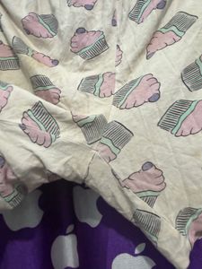 Cute Cupcake Print night suit