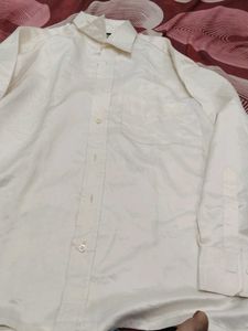 Classic Cream Button-Down Shirt