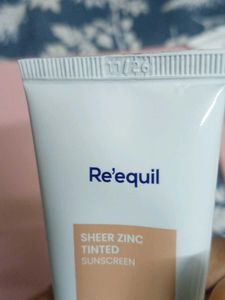 Re'equil Sheer Zinc Tinted Sunscreen