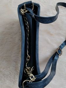 Stylish Blue Clutch Bag