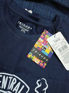 Blue Oversized Graphic T-Shirt
