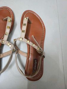 Studded Flat Sandals