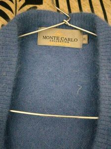 Monte Carlo Blue V-Neck Sweater