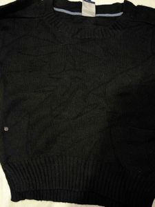Classic Black Knit Sweater