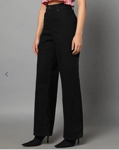 Levi's Black High Waist Wide Leg Jeans