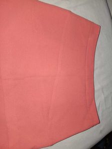 Coral Tiered Mini Skirt