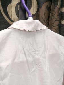 Classic White Button-Up Blouse
