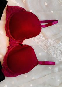 Lace Trimmed Bra &amp; Shorts Set
